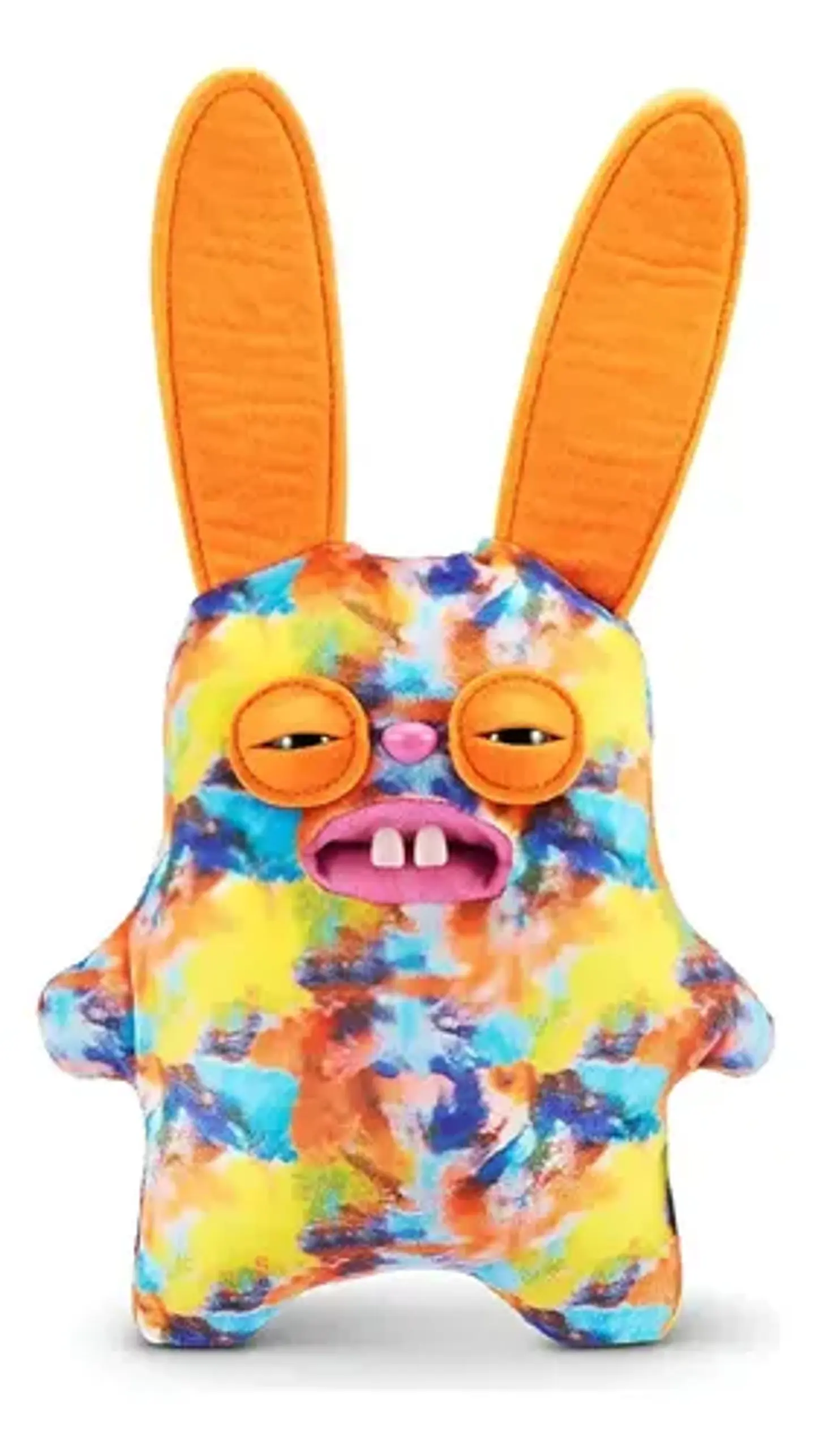 Fuggler Rabid Rabbit Peluche Multicolor Orejas Naranjas 1