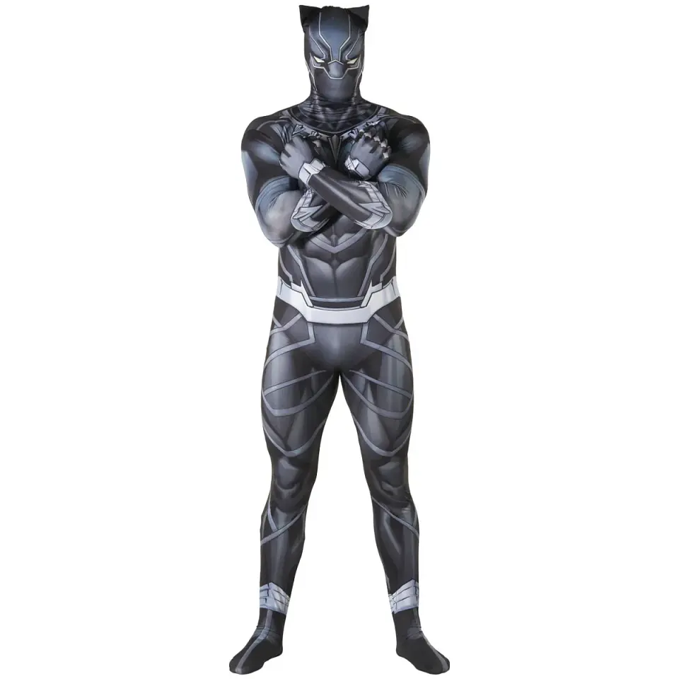 Disfraz enterito de Black Panther Marvel 4