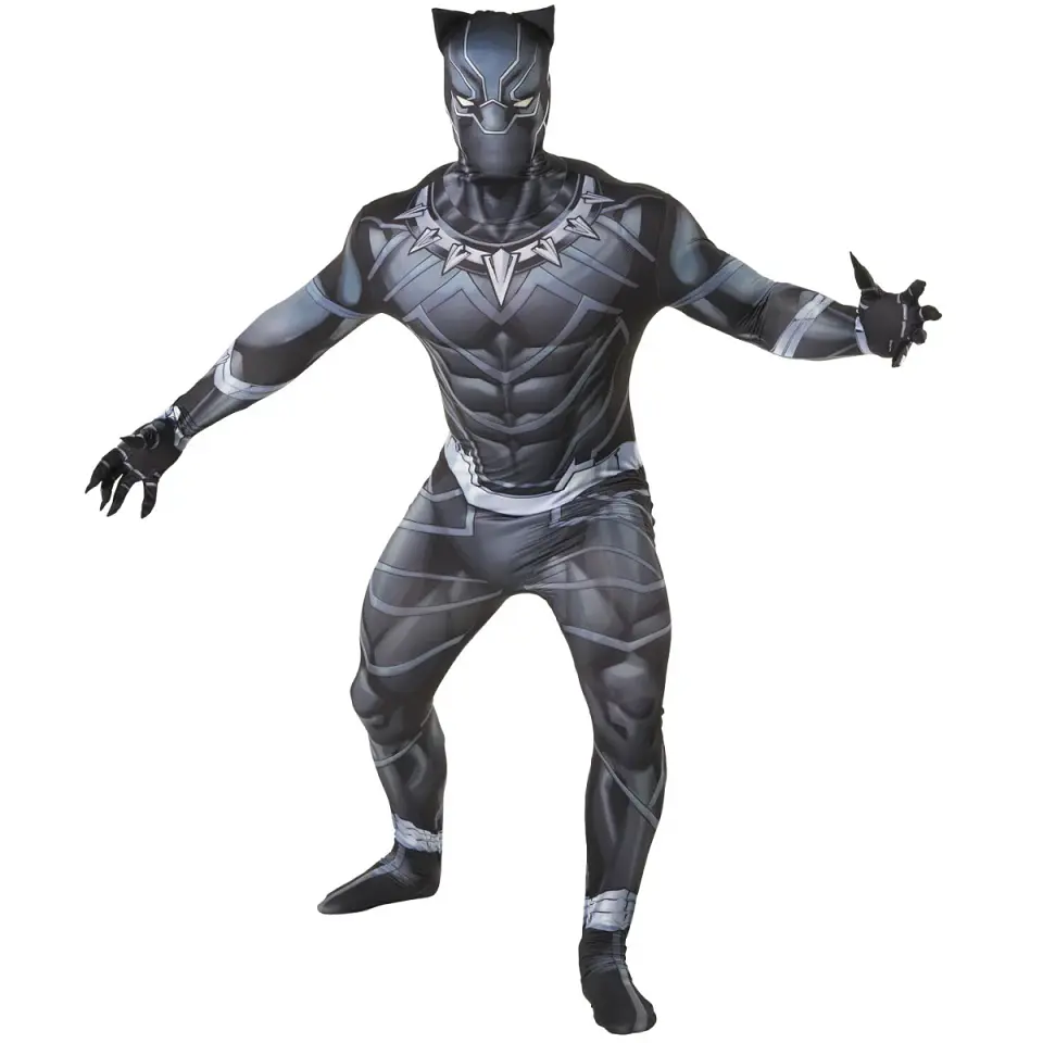 Disfraz enterito de Black Panther Marvel 5