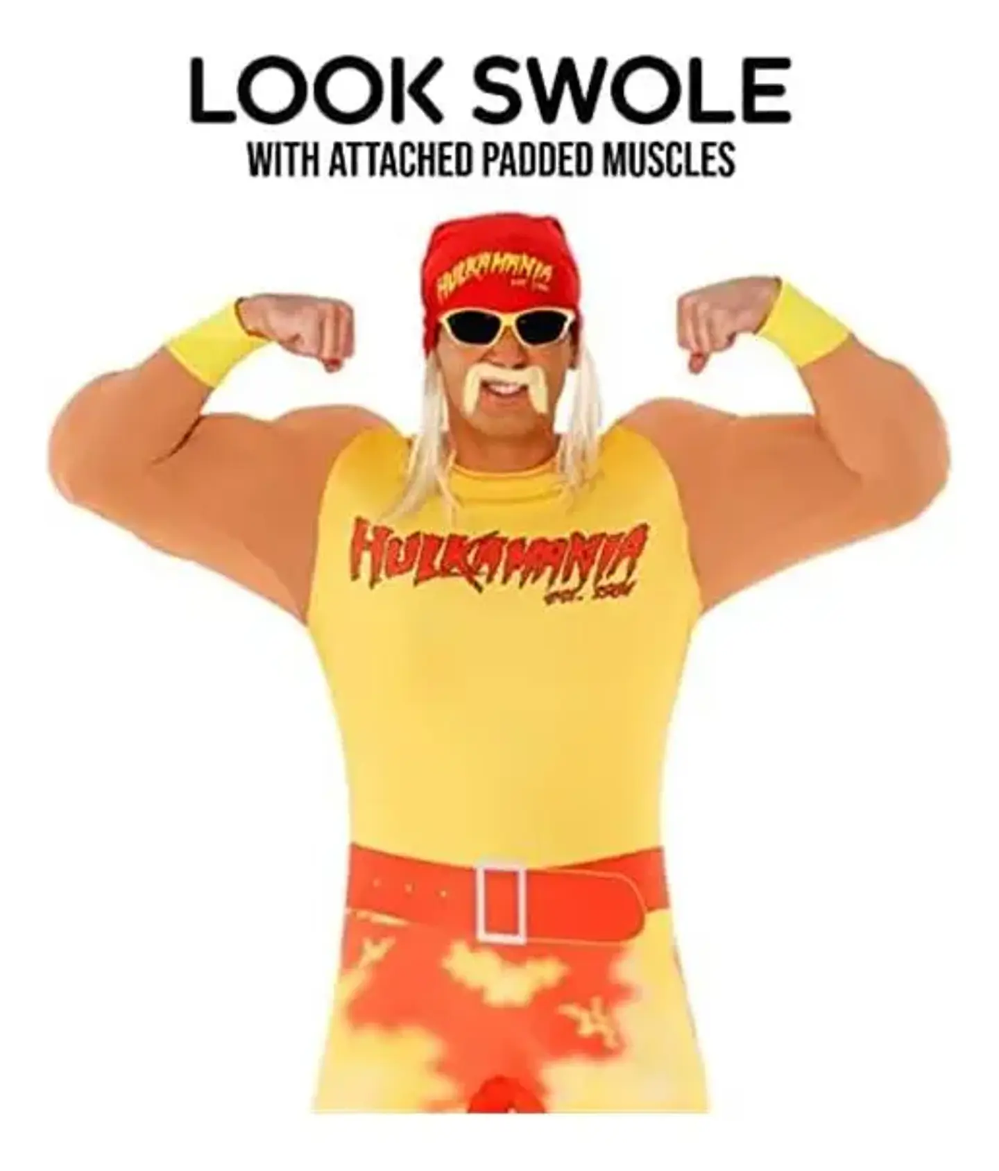 Disfraces Morph Disfraz Oficial De Hulk Hogan OFICIAL 5