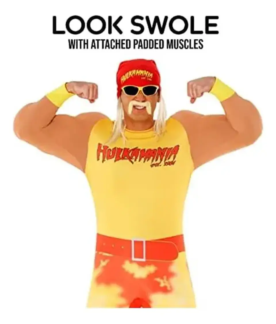 Disfraces Morph Disfraz Oficial De Hulk Hogan OFICIAL 5