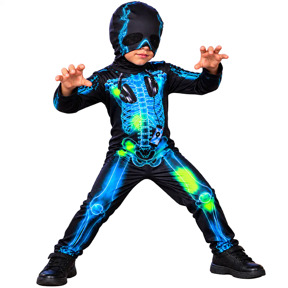 Disfraz Halloween Esqueleto Niñ@s 1