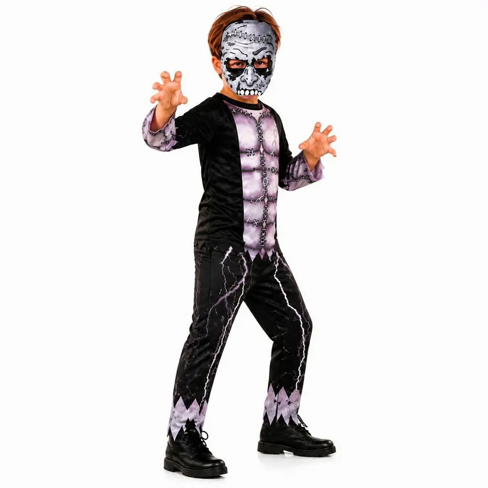 Disfraz infantil de zombie cosido 4-6 años 3