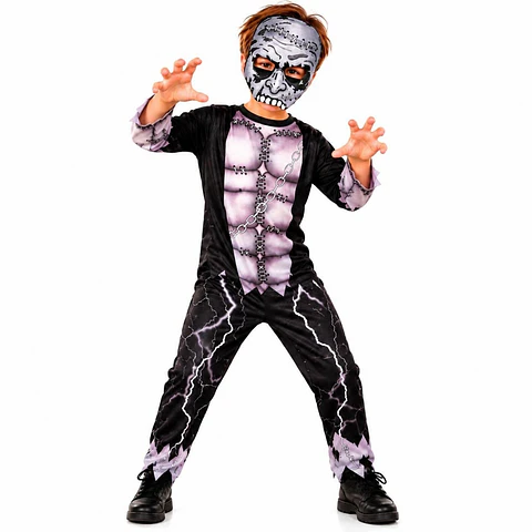 Disfraz infantil de zombie cosido 4-6 años