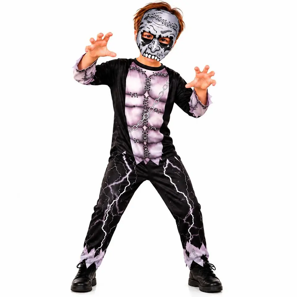 Disfraz infantil de zombie cosido 4-6 años 1