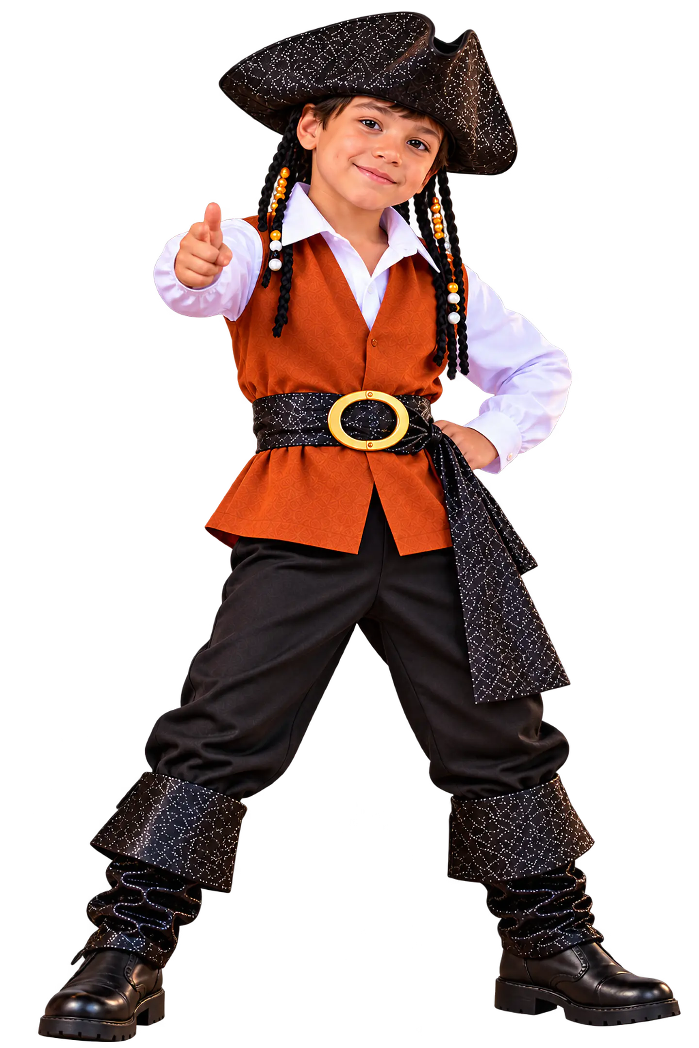 Disfraz De Pirata Para Niños, Jack Sparrow 3