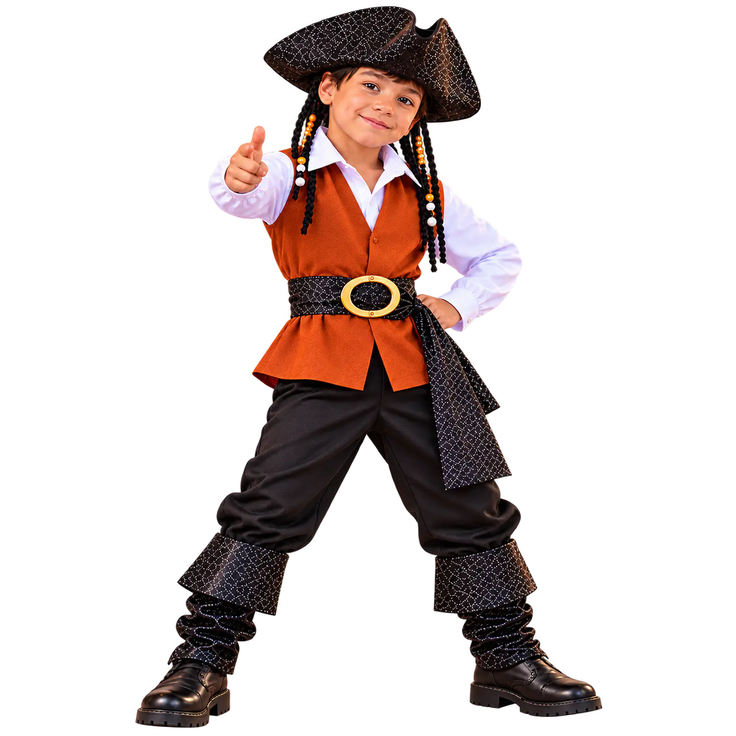 Disfraz De Pirata Para Niños, Jack Sparrow 1