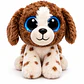 Peluche TY Beanie Boos Muddles Perrito Café y Blanco 15 cm - Miniatura 1