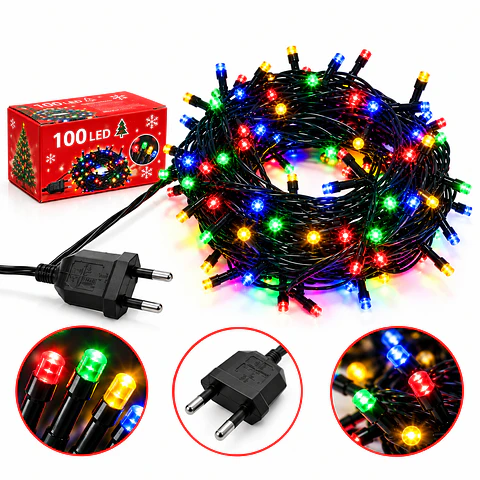 Luces De Navidad Led 100 Luces Led 9 Mts De Largo