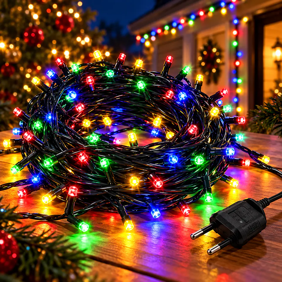 Luces De Navidad Led 100 Luces Led 9 Mts De Largo 2