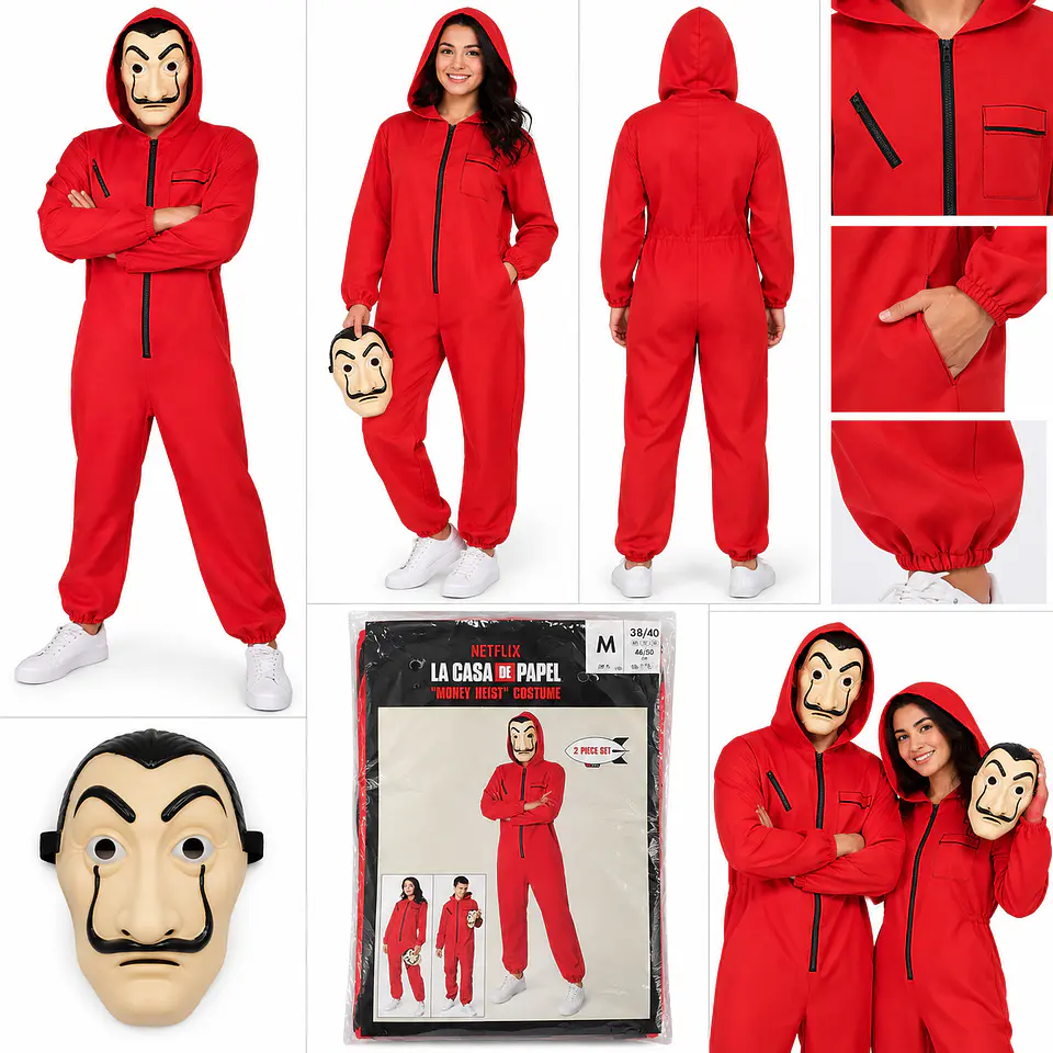 Disfraz La Casa de Papel – Money Heist – Talla M 2
