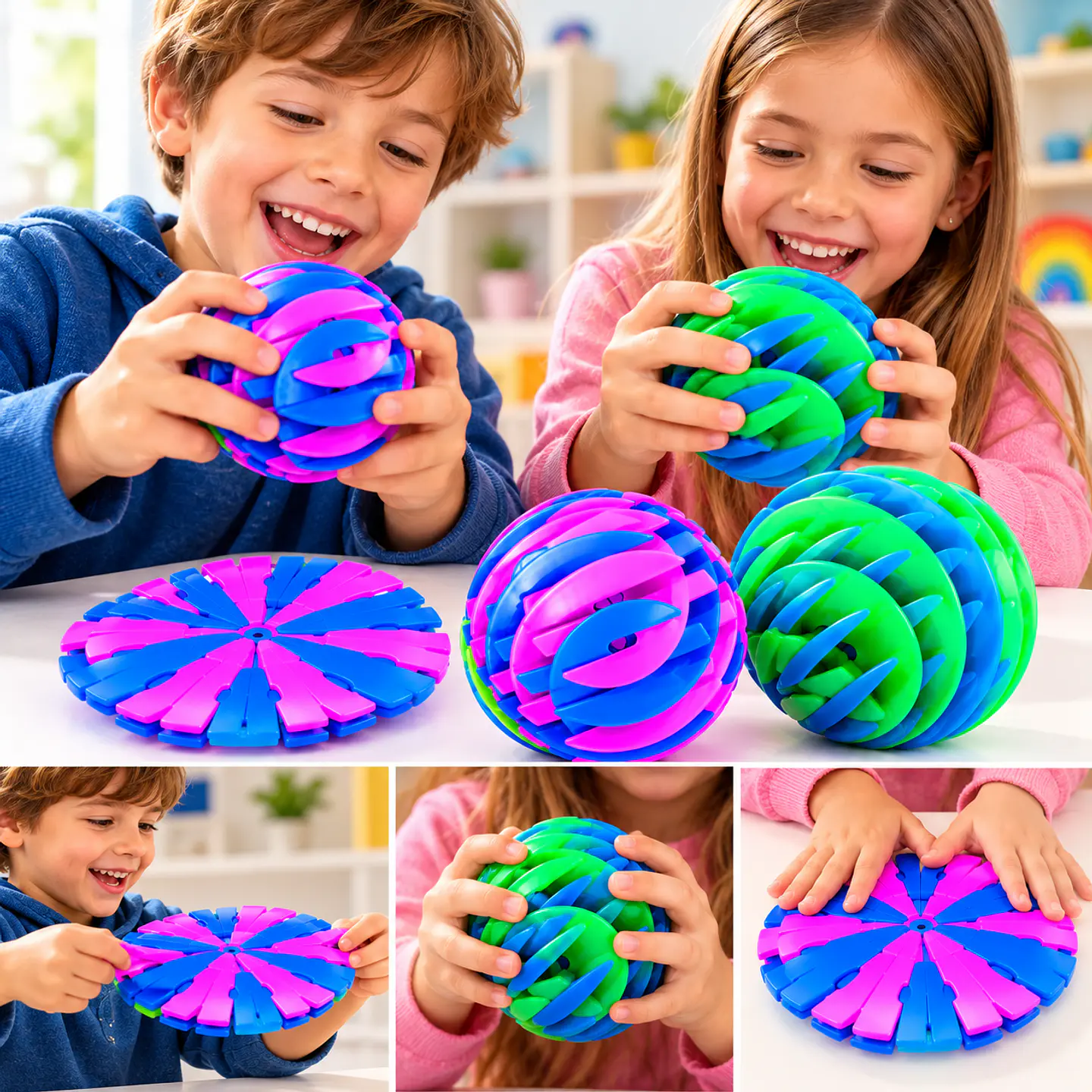 Zinkeez Flatball Pelota Sensorial Fidget Antiestres 3