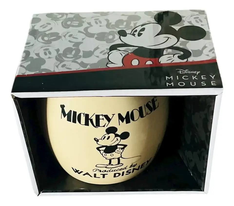 Tazón Mickey Mouse Disney Vintage 380 Ml Cerámica Original 4