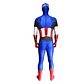 Disfraz Capitán América Adulto Talla XL Traje Completo - Miniatura 3