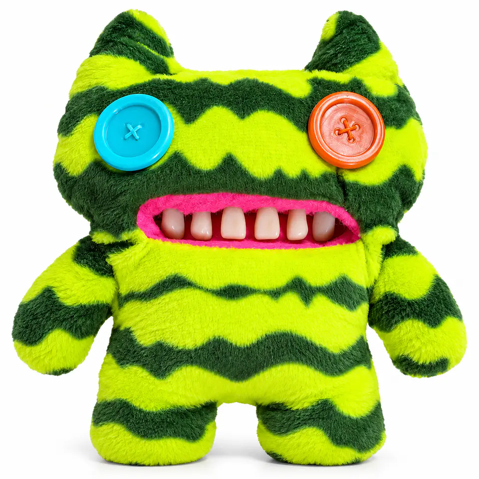 Fuggler Peluche Monstruo Verde Neón Original Misfits 1