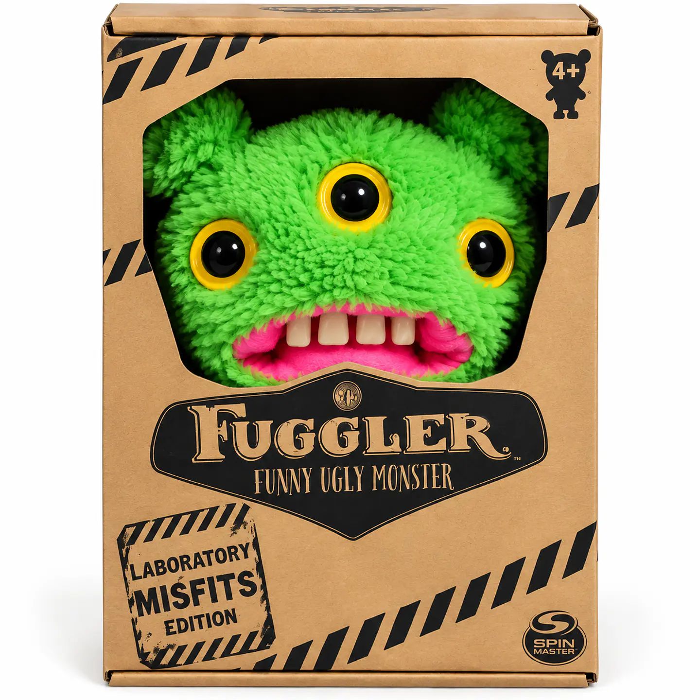 Peluche Fuggler Verde 25 Cm Tres Ojos Spin Master 1