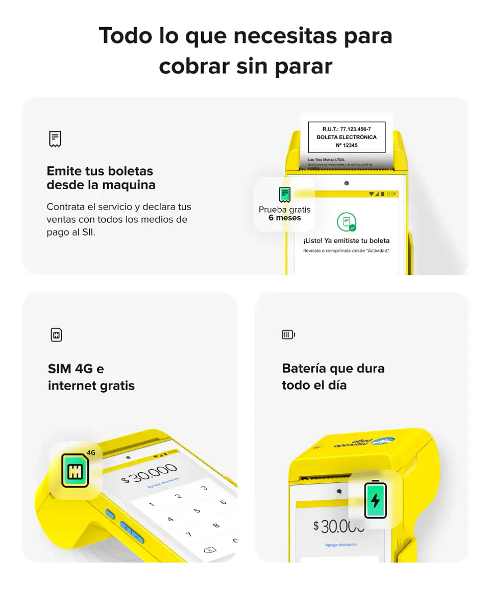 Mercado Pago Máquina Pago Point Smart 2 - Boleta Electrónica 3