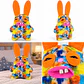 Fuggler Rabid Rabbit Peluche Multicolor Orejas Naranjas - Miniatura 4