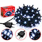 Luces De Navidad Led 100 Luces Led 7 Mts Blancas - Miniatura 1