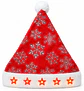 Gorro Pascuero Navideño Rojo con Estrellas Luminosas LED - Miniatura 1