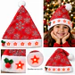 Gorro Pascuero Navideño Rojo con Estrellas Luminosas LED - Miniatura 4