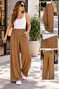 Pantalón Mujer Cuesta Blanca Palazzo Cintura Elasticada - Miniatura 4