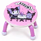 Banquito Infantil Redondo Hello Kitty Kuromi Sanrio - Miniatura 6