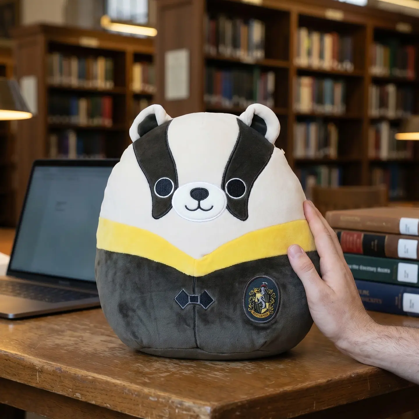 Squishmallows Harry Potter Tejón Hufflepuff 26 cm 4