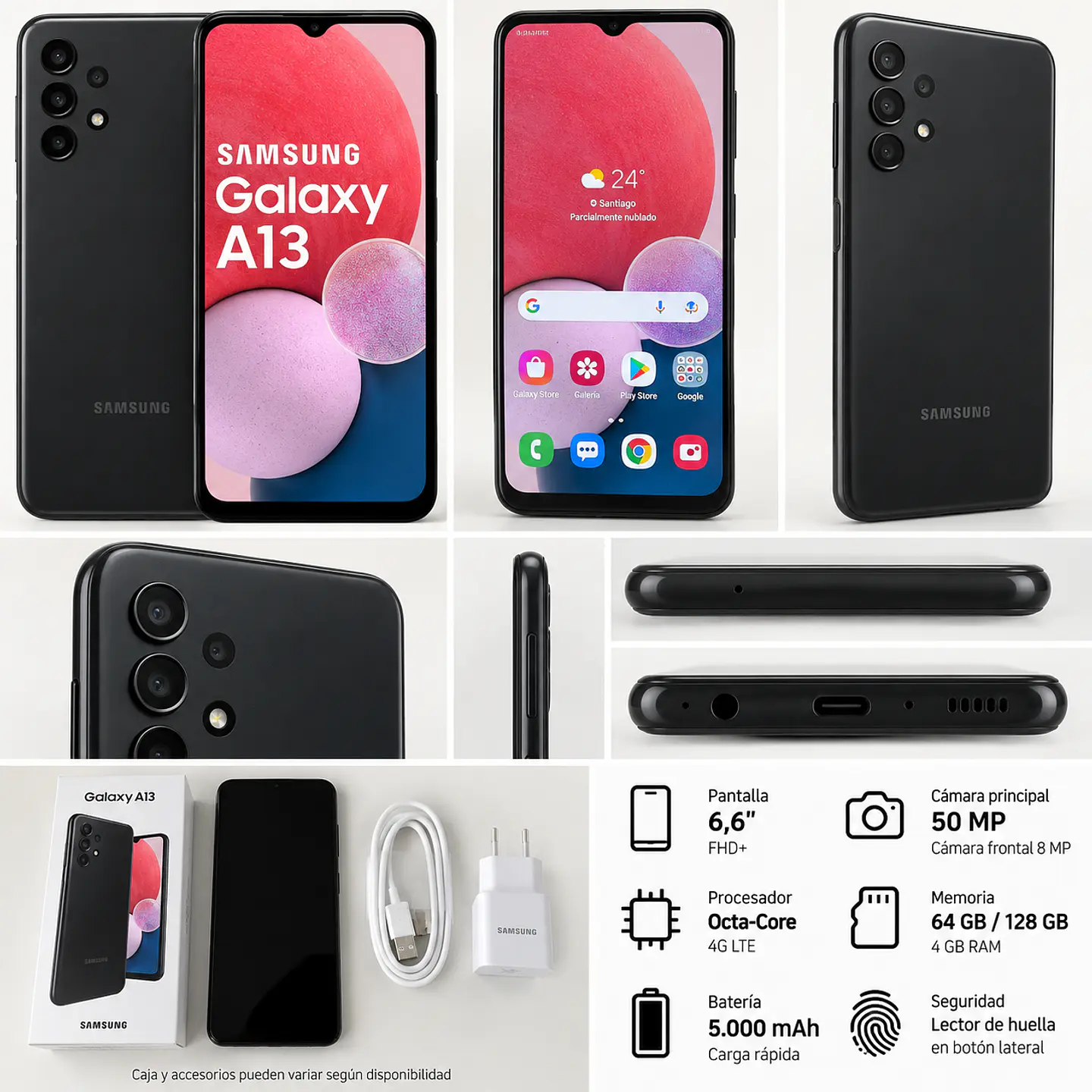 Samsung Galaxy A13 Negro Reacondicionado 2