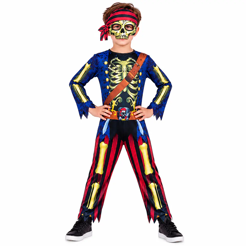 Disfraz Pirata Esqueleto Infantil – Halloween 1