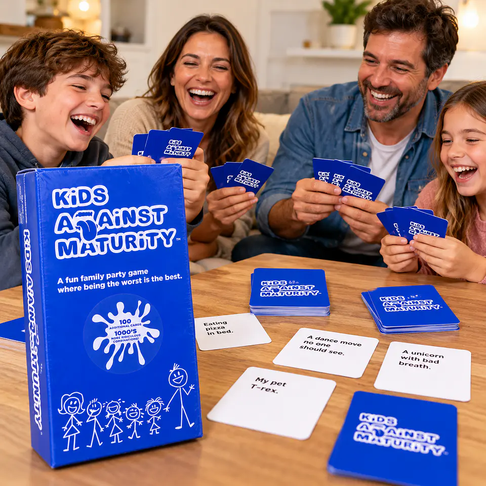 Juego De Cartas Kids Against Maturity En Inglés de Lujo 2