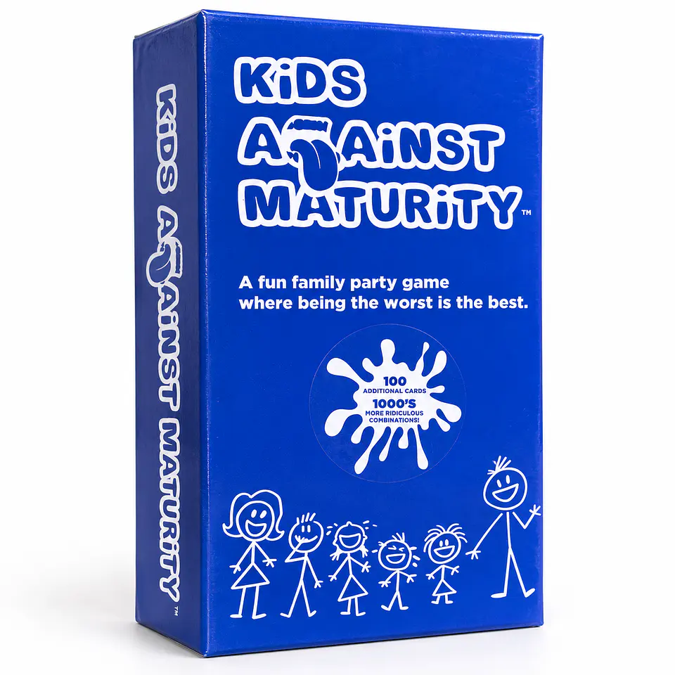 Juego De Cartas Kids Against Maturity En Inglés de Lujo 1
