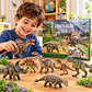 Set 12 Dinosaurios Realistas con Libro Interactivo FRUSE - Miniatura 3