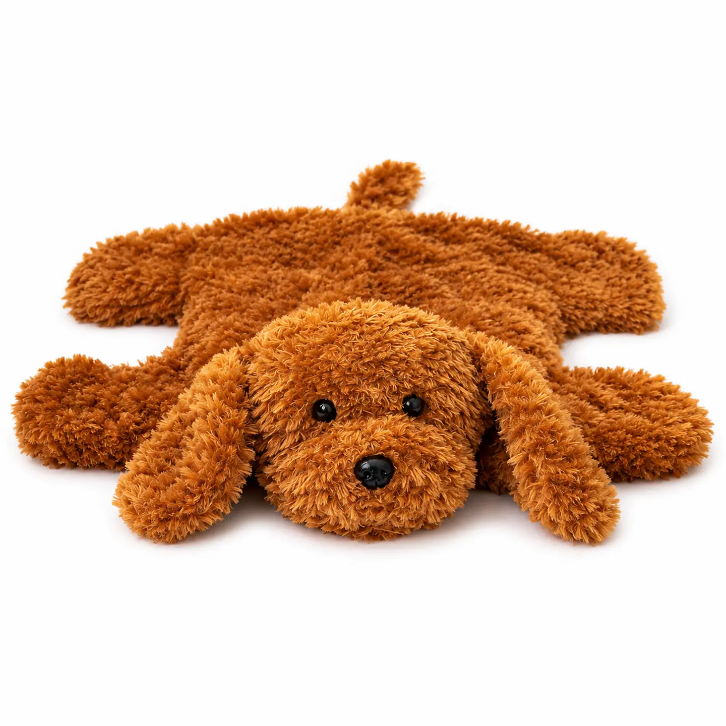 Peluche Perrito Sensorial De Apego Con Peso 2 Kg Café 1