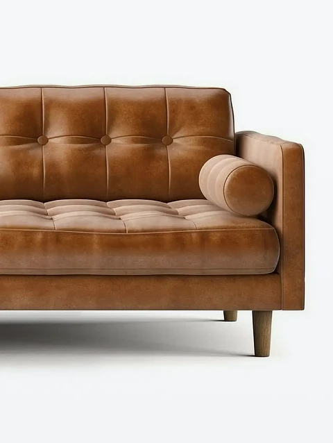 Sofá cómodo de demostración