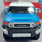 TOYOTA FJ CRUISER Marca: KINSMART azul - Miniatura 4