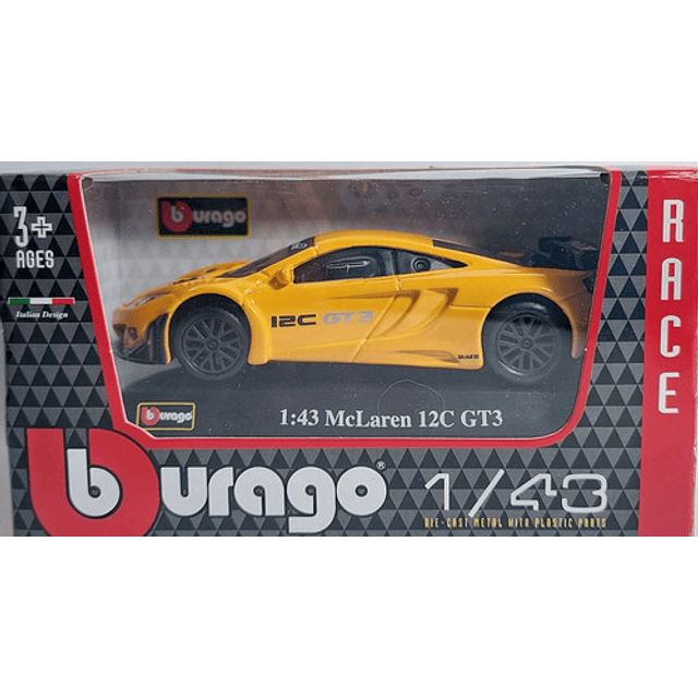 Mclaren 12c Gt3 Carro A Escala 1/43 De Coleccion  