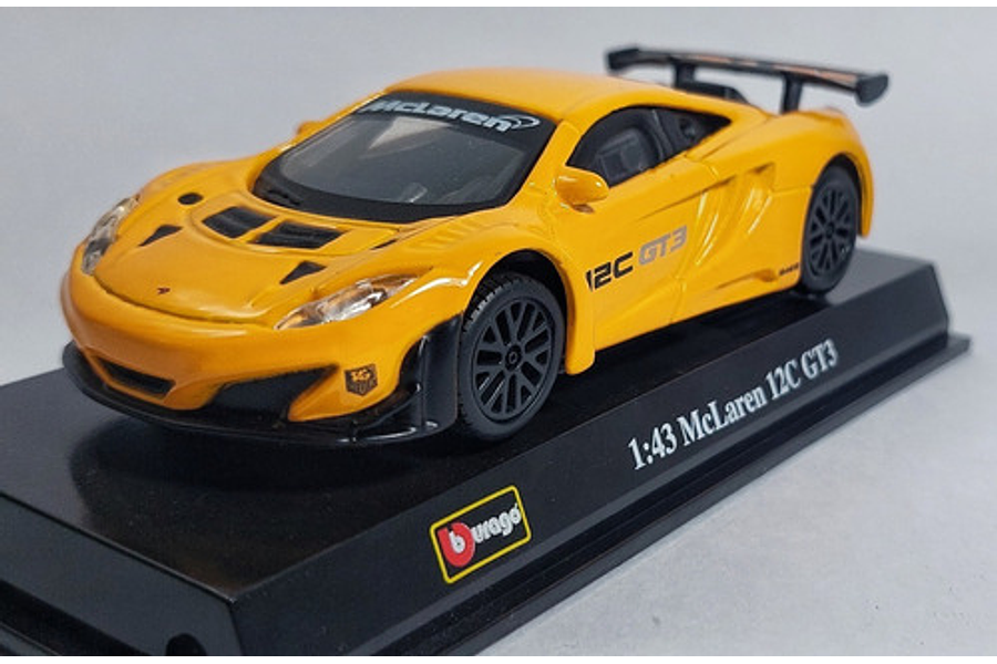 Mclaren 12c Gt3 CON ACRILICO Carro A Escala 1/43 De Coleccion  
