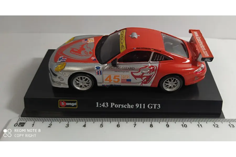 Porsche 911 Gt3  Carro A Escala 1/43 De Coleccion 