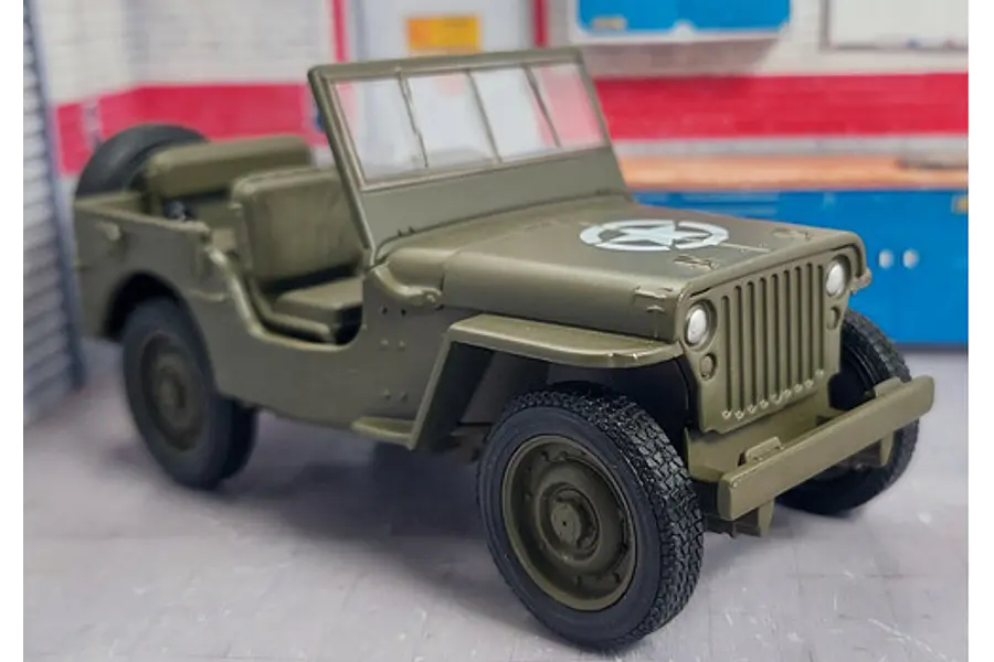 Jeep Willys Min Guerra 1941 Escala 1:36