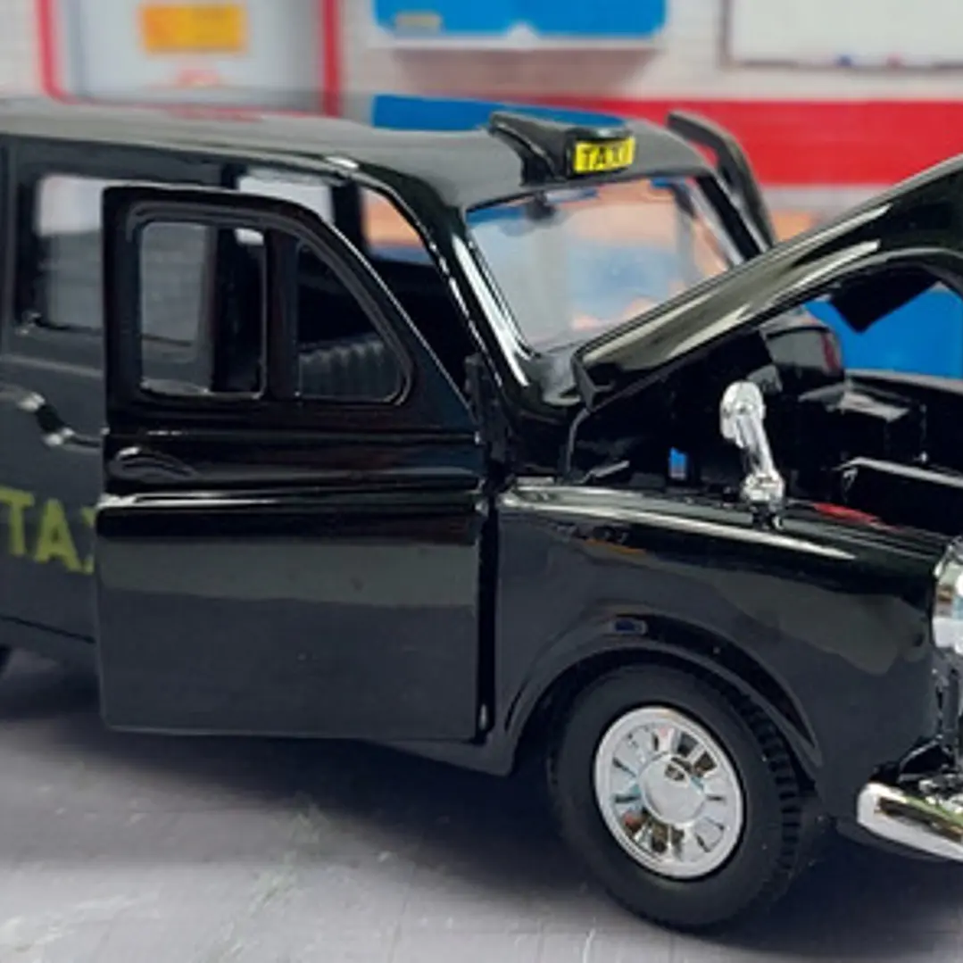 Taxi Austin Fx4 De Londres, Escala 1/36 De Coleccion  7