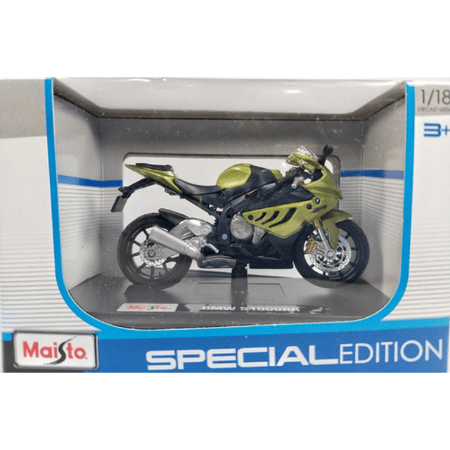 Moto Bmw  S1000 Rr Escala 1/18 De Coleccion  