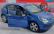 Kia Rio Pride azul Escala 1:36 welly