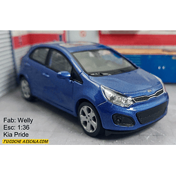 Kia Rio Pride, Carro A Escala De Colección 1:36