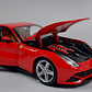 Ferrari F12 Berlinetta RINES NEGROS, Escala 1/24, Marca Burago - Miniatura 3