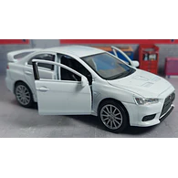 Mitsubishi Lancer Evolution X blanco  1/36, Kinsmart
