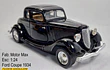 Ford Coupe 1934, Escala 1/24 De Coleccion
