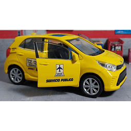 Kia Picanto Taxi, Escala 1/36 De Coleccion