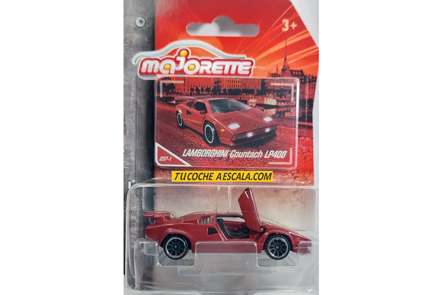 Lamborghini Countach LP 400 a Escala Marca Majorette  