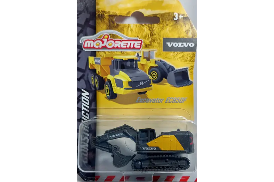 Excavadora Volvo Ec950f a Escala Colección Marca Majorette